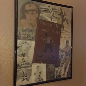 Vintage "Baseball Joe" & Early 20th-Century Baseball Commemorative Collage